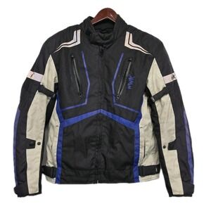 HWK SCORPION Motorcycle Jacket Purple Removable Padding Unisex Size Medium 3265